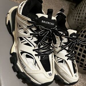 Balenciagas Track Faded Sneakers